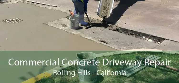 Commercial Concrete Driveway Repair Rolling Hills - California