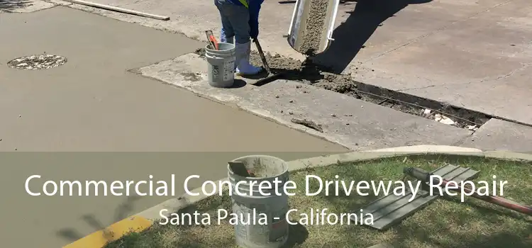 Commercial Concrete Driveway Repair Santa Paula - California