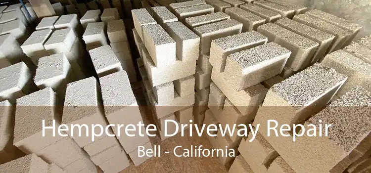 Hempcrete Driveway Repair Bell - California