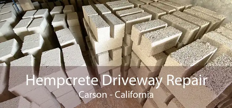 Hempcrete Driveway Repair Carson - California