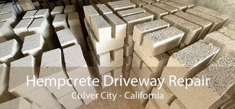 Hempcrete Driveway Repair Culver City - California