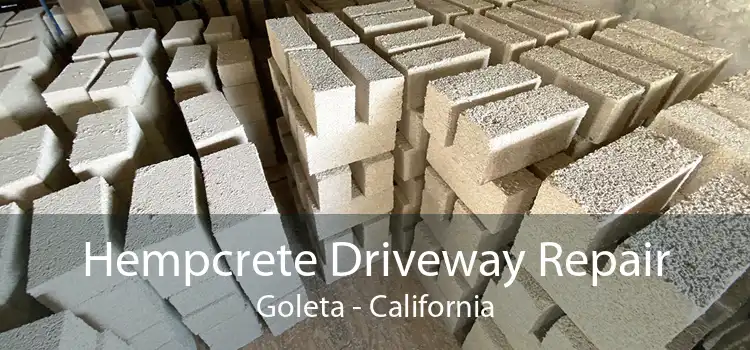 Hempcrete Driveway Repair Goleta - California