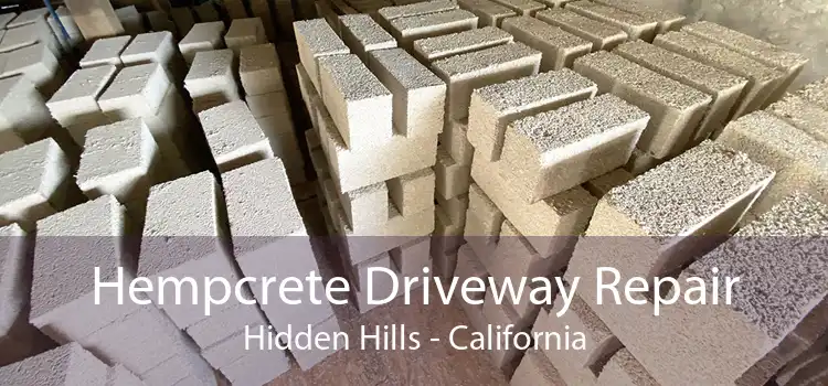 Hempcrete Driveway Repair Hidden Hills - California