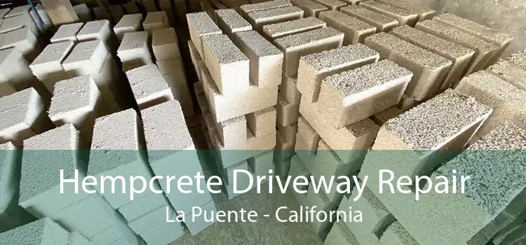 Hempcrete Driveway Repair La Puente - California