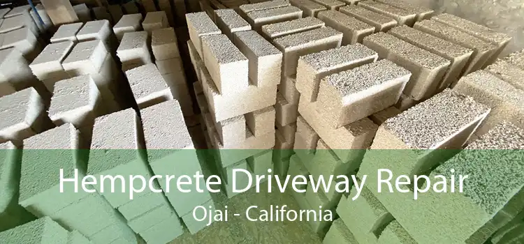 Hempcrete Driveway Repair Ojai - California