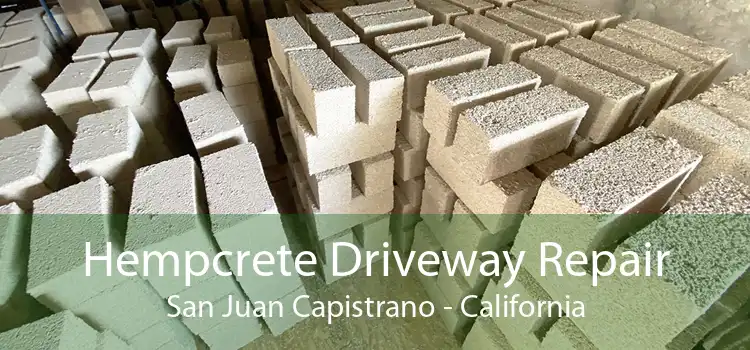 Hempcrete Driveway Repair San Juan Capistrano - California