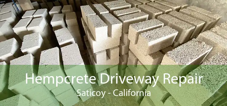 Hempcrete Driveway Repair Saticoy - California