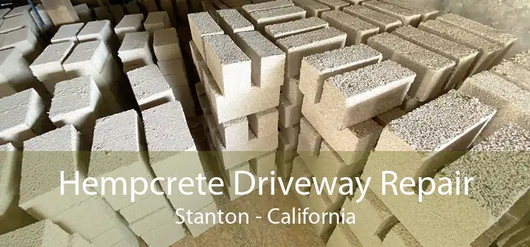 Hempcrete Driveway Repair Stanton - California