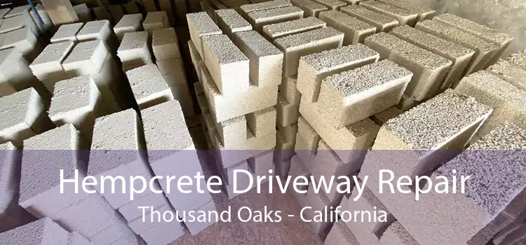 Hempcrete Driveway Repair Thousand Oaks - California