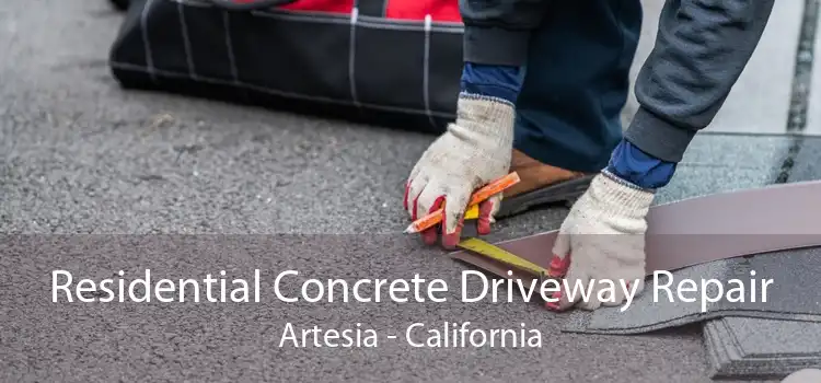 Residential Concrete Driveway Repair Artesia - California