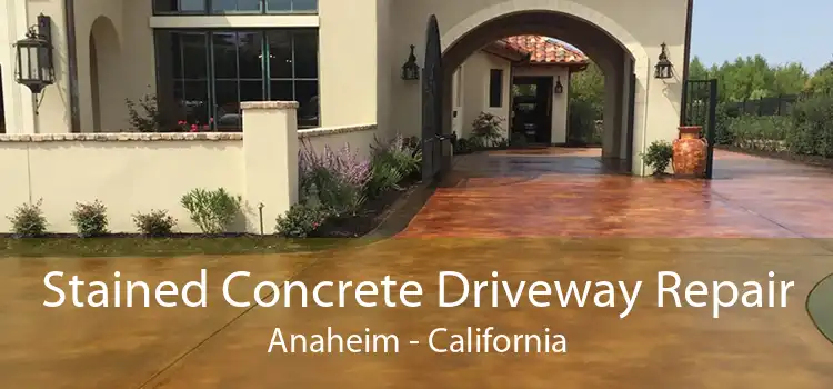 Stained Concrete Driveway Repair Anaheim - California