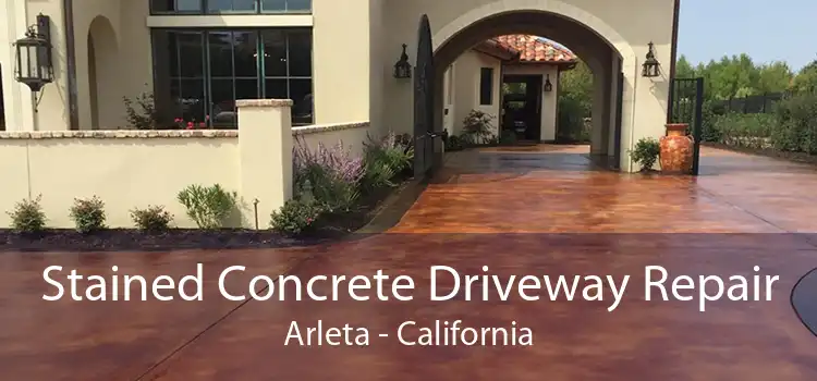 Stained Concrete Driveway Repair Arleta - California