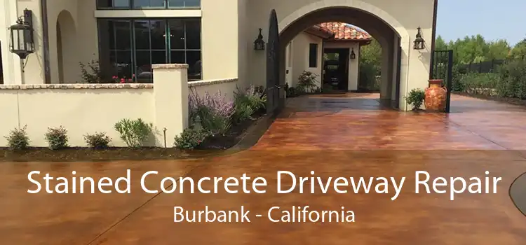 Stained Concrete Driveway Repair Burbank - California