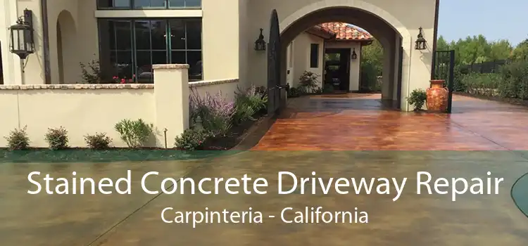 Stained Concrete Driveway Repair Carpinteria - California