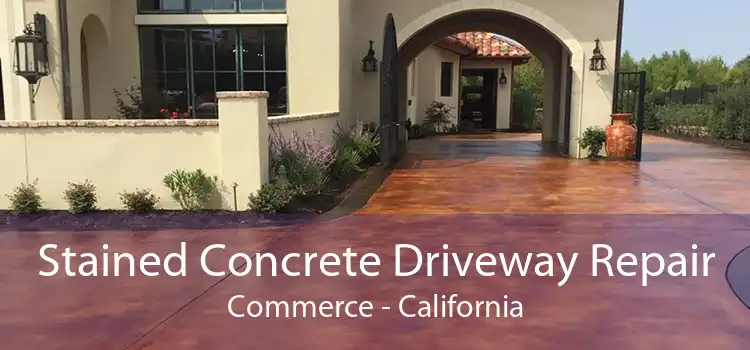 Stained Concrete Driveway Repair Commerce - California