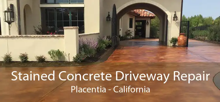 Stained Concrete Driveway Repair Placentia - California