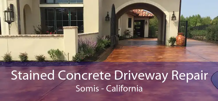 Stained Concrete Driveway Repair Somis - California