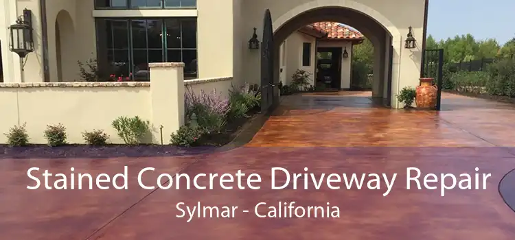 Stained Concrete Driveway Repair Sylmar - California