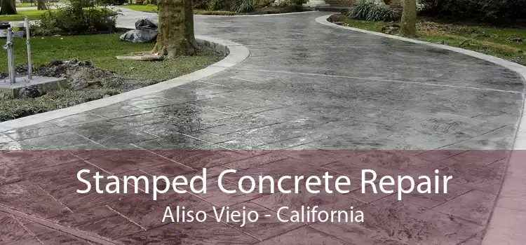 Stamped Concrete Repair Aliso Viejo - California