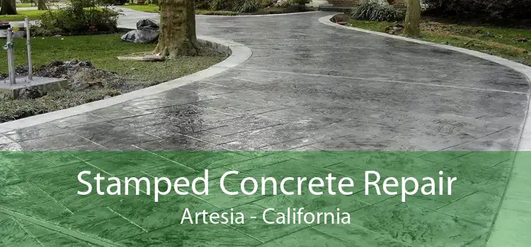 Stamped Concrete Repair Artesia - California