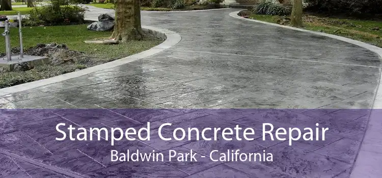 Stamped Concrete Repair Baldwin Park - California