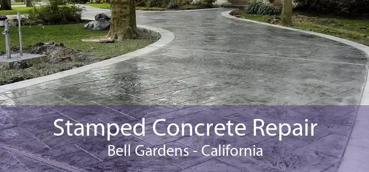 Stamped Concrete Repair Bell Gardens - California