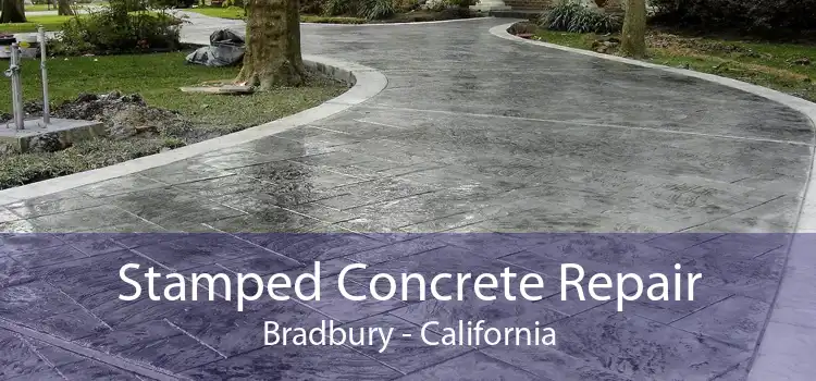 Stamped Concrete Repair Bradbury - California