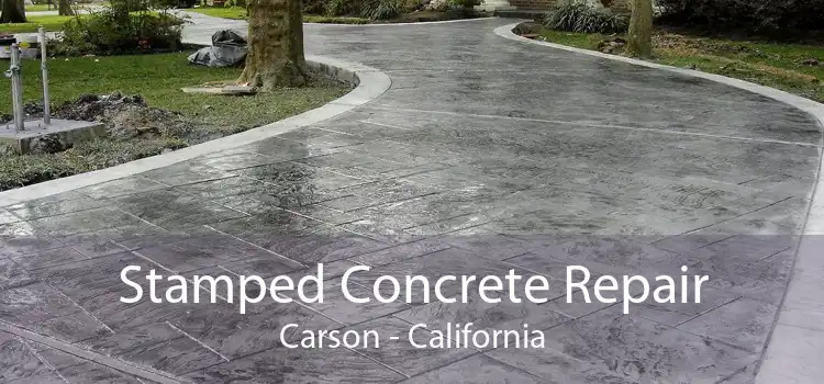 Stamped Concrete Repair Carson - California