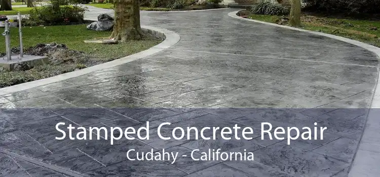 Stamped Concrete Repair Cudahy - California