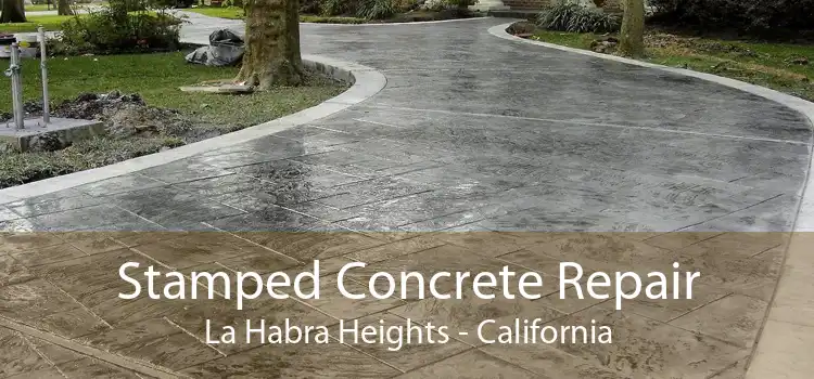 Stamped Concrete Repair La Habra Heights - California