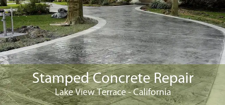 Stamped Concrete Repair Lake View Terrace - California