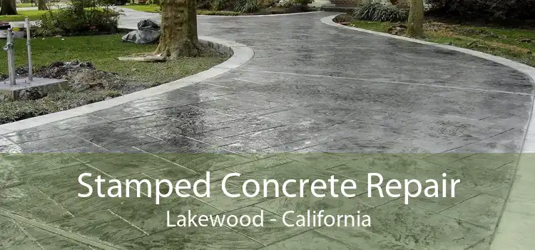 Stamped Concrete Repair Lakewood - California