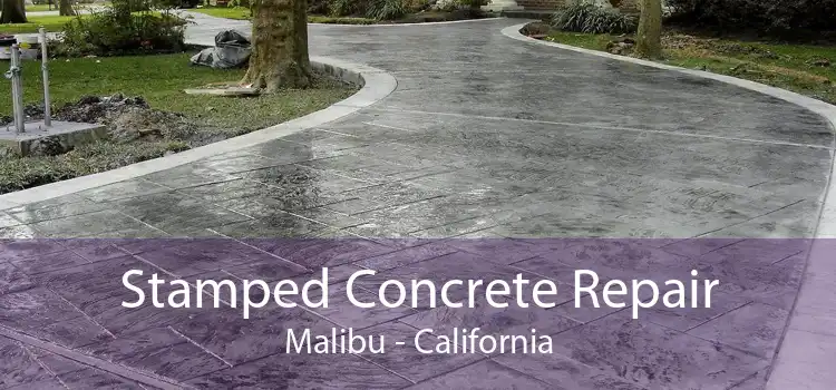 Stamped Concrete Repair Malibu - California