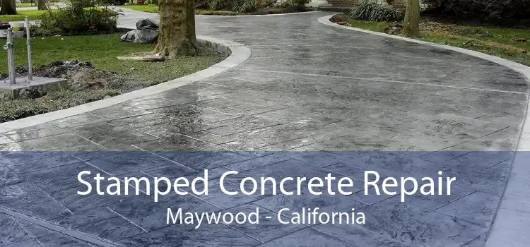 Stamped Concrete Repair Maywood - California