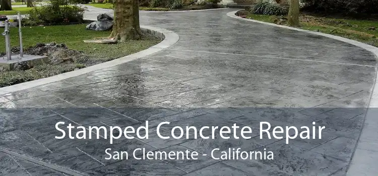 Stamped Concrete Repair San Clemente - California