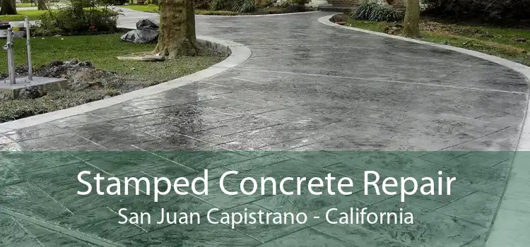 Stamped Concrete Repair San Juan Capistrano - California