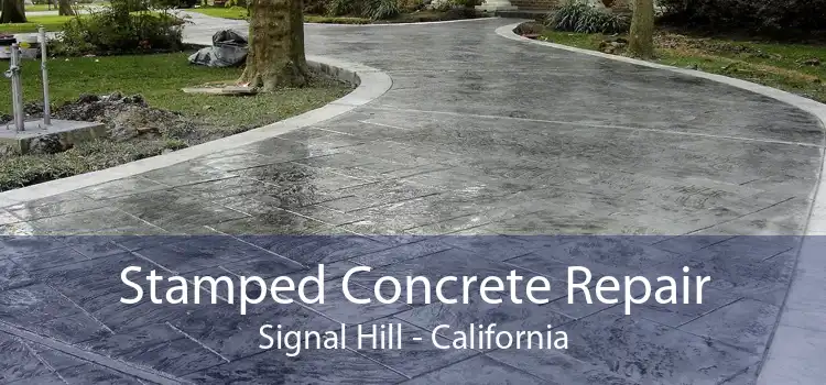 Stamped Concrete Repair Signal Hill - California