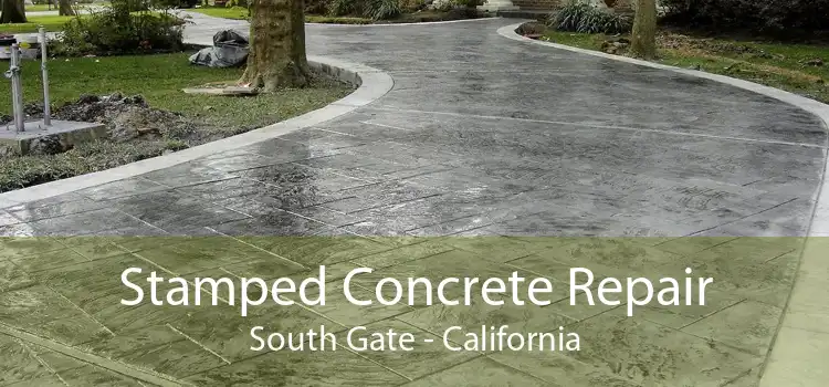 Stamped Concrete Repair South Gate - California