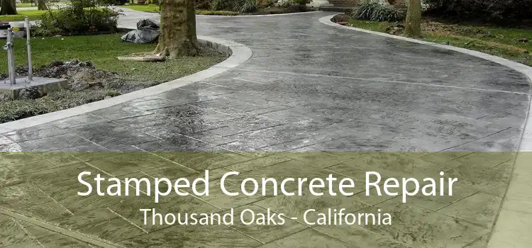 Stamped Concrete Repair Thousand Oaks - California