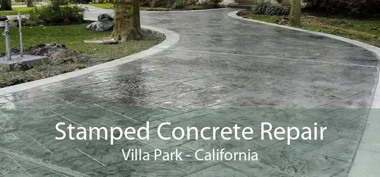 Stamped Concrete Repair Villa Park - California