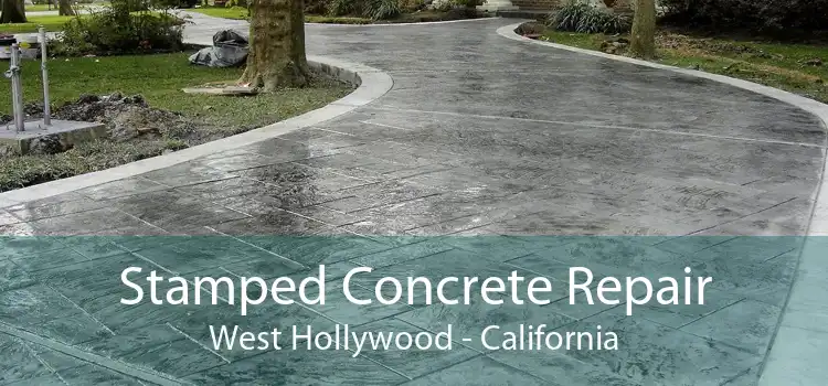 Stamped Concrete Repair West Hollywood - California