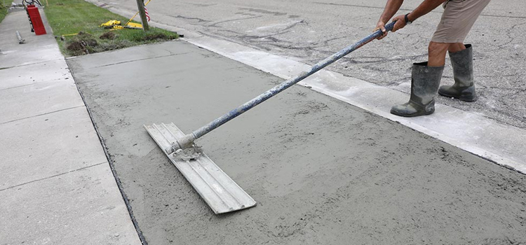 Stained Concrete Driveway Repair Oak Park
